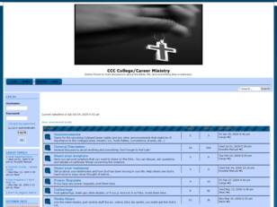 Free forum : CCC College/Career Ministry
