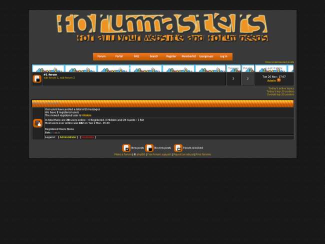 Orange against black